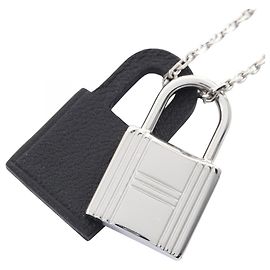 Colar O'Kelly da Hermès Preto Prata