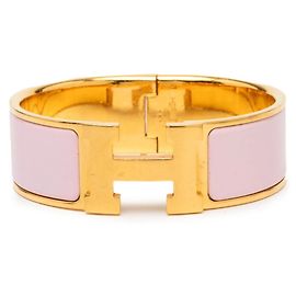 Hermès Hermes Clic Clac H GM Bangle Pink Golden