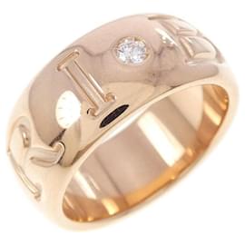 Bulgari Bvlgari Monologo Ring aus Roségold Pink