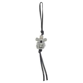Charm Koala Loewe in pelle nero e grigio Nero Grigio