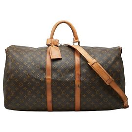 Louis Vuitton Monogram Keepall Bandoulière 55 Marron