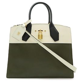 Borsa City Steamer MM Louis Vuitton Nero Crudo Cachi