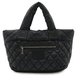 CHANEL Bolsa Tote Pequena Coco Cocoon Preto