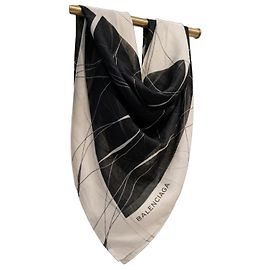 Lenço Balenciaga preto e branco Preto Branco