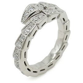 Bulgari Bvlgari Serpenti Viper Ring Weiß
