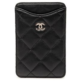Estuche de viaje matelassé Coco Mark de Chanel Negro