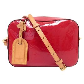 NEUF SAC A MAIN LOUIS VUITTON SANTA MONICA M90368 CUIR MONOGRAM VERNIS BAG Rouge