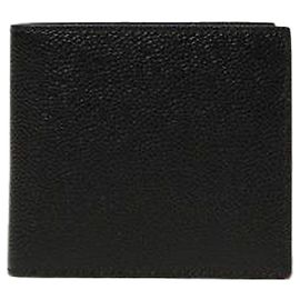 Thom Browne Pebble Grain Bi-fold Wallet Black