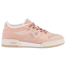 Fendi Sneakers basse in rete Rosa