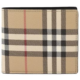 Burberry Check Bifold Wallet Brown