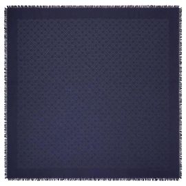 Tory Burch Sciarpa da viaggio in jacquard Blu