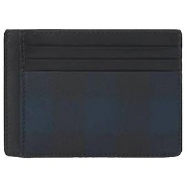 Burberry Portafoglio con clip per banconote Blu