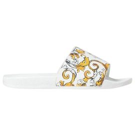 Versace Barocker Slider Weiß