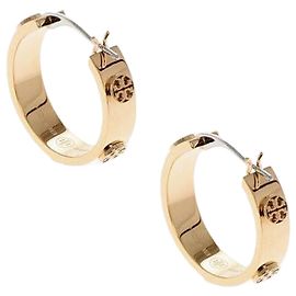 Tory Burch Orecchini a cerchio con borchie Miller D'oro Metallico
