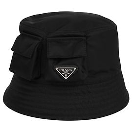 Prada Bucket Hat aus Re-nylon Schwarz