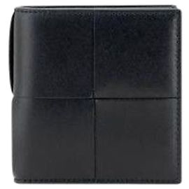 Bottega Veneta Cassette Slim Folder Wallet Black