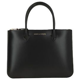 Comme Des Garcons Classic Handle Pouch Bag Black