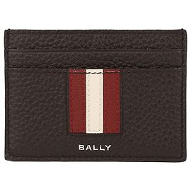 Bally Ribbon Card Holder Brown