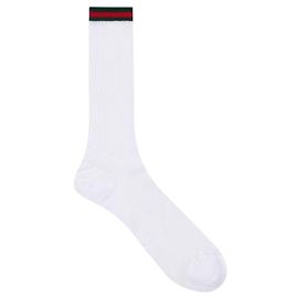 Gucci Calcetines de mezcla de algodón Blanco