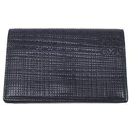 Loewe Black Leather Card Case Black