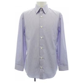 Camisa de algodão Prada Azul Outro