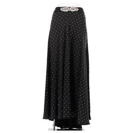 Paco Rabanne Jupe noire avec strass Noir
