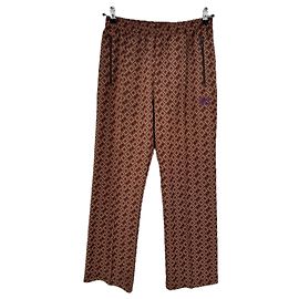 Autre Marque NEEDLES Printed Pants Brown Brown