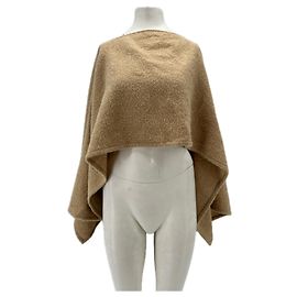 Autre Marque Poncho en laine beige Beige