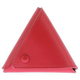 Bottega Veneta Carteira triangular vermelha Vermelho