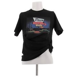 Paco Rabanne T-shirt nera "PACO MOTEL" Nero