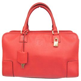 Borsa Loewe Amazona in pelle 36 Rosso