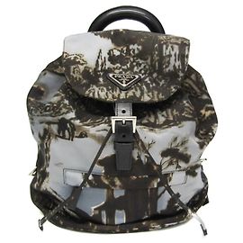 Prada Camouflage Backpack Tessuto Medium Multiple colors