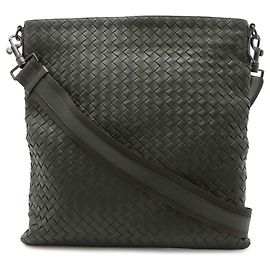 Borsa a Spalla Intrecciato Bottega Veneta Cachi