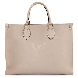 Borsa tote Monogram Empreinte Louis Vuitton Grigio