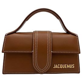 Bolsa de flap Le Bambinou em couro mini da Jacquemus Marrom