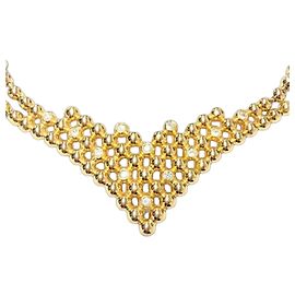 Collier Pendentif Plaqué Or Christian Dior Doré