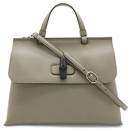 GUCCI Bamboo Daily Medium Handbag Brown