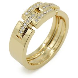 Anillo Maillon Panthère de Cartier en Oro Amarillo Otro