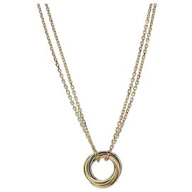 Pendente de Colar Sweet Trinity da Cartier Dourado