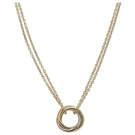 Collar Mini Péndulo Trinity de Cartier Dorado