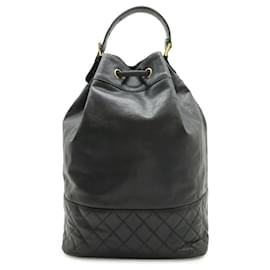 Chanel Coco Mark Backpack Black