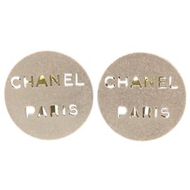 Orecchini a clip in argento Chanel Argento