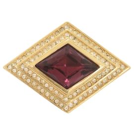 Goldbrosche Christian Dior Golden