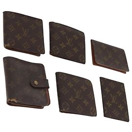 LOUIS VUITTON Monogram Wallet 6 Set LV Auth BA12174 Monogram