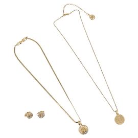 Collana GIVENCHY metallo 3 pezzi tono oro Auth ka3931 Altro
