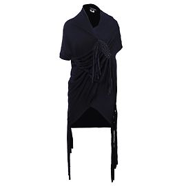 Autre Marque Top negro drapeado Junya Watanabe Comme des Garçons Negro Otro
