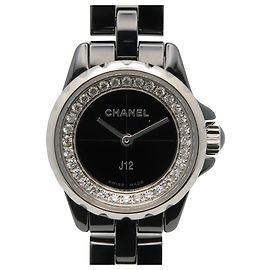 Relógio Chanel J12 XS com bezel de diamante Outro