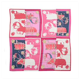 Sciarpa Hermès Carré Géant 140 Rosa