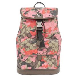 Gucci OPHIDIA Rucksack Braun Pink Rot