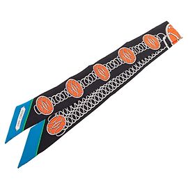 Sciarpa Profilo Lift Twilly Hermès Nero Multicolore